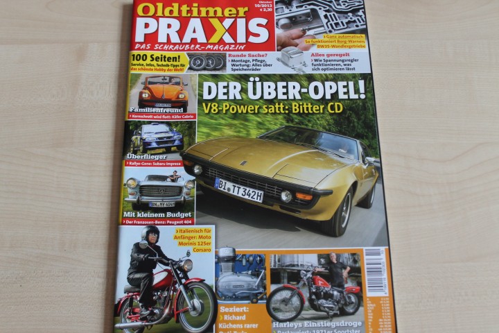 Deckblatt Oldtimer Praxis (10/2013)